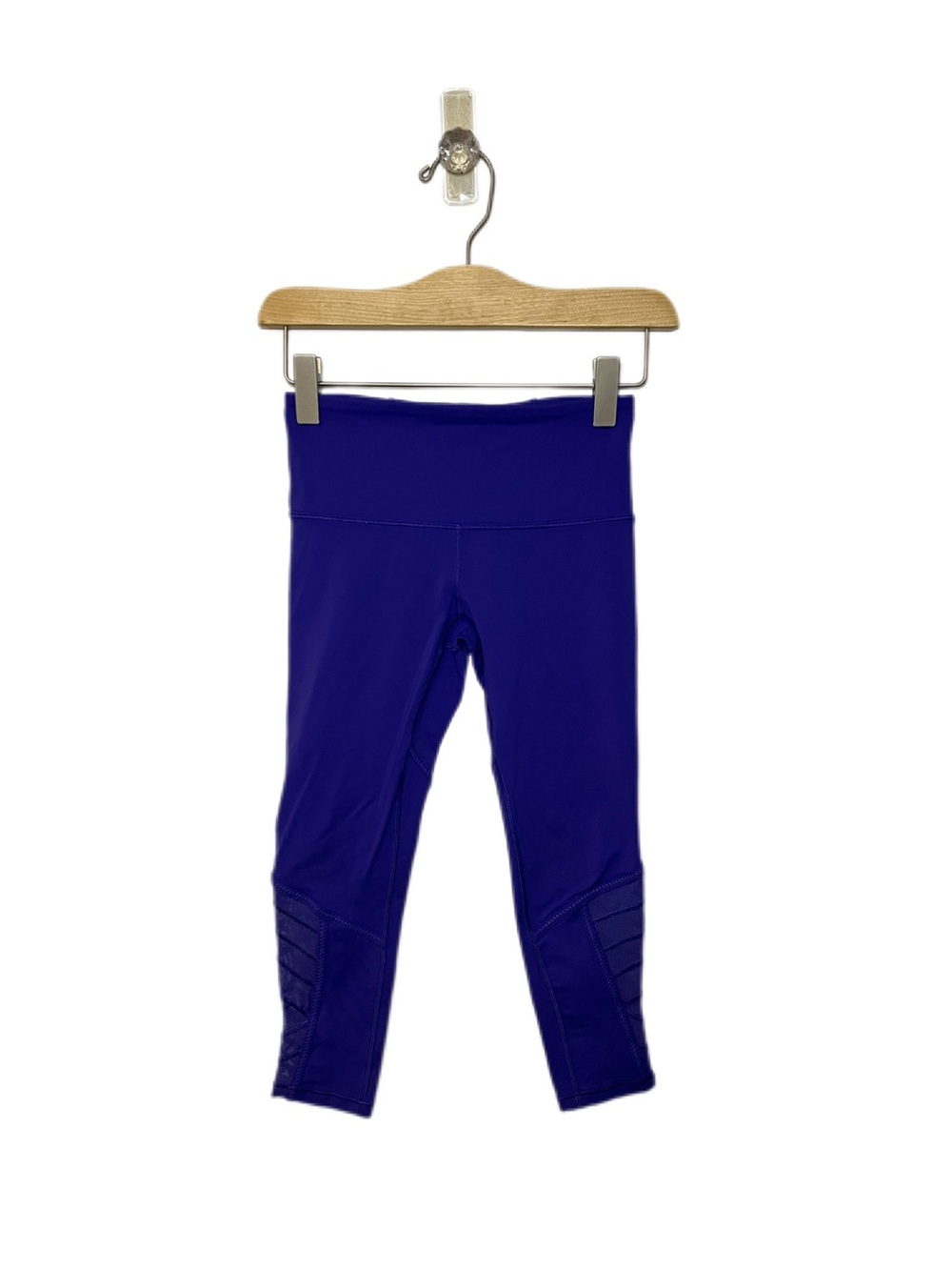 Ivviva by Lululemon Girls 6 15.5” Inseam Athletic Leggings with Mesh Panels